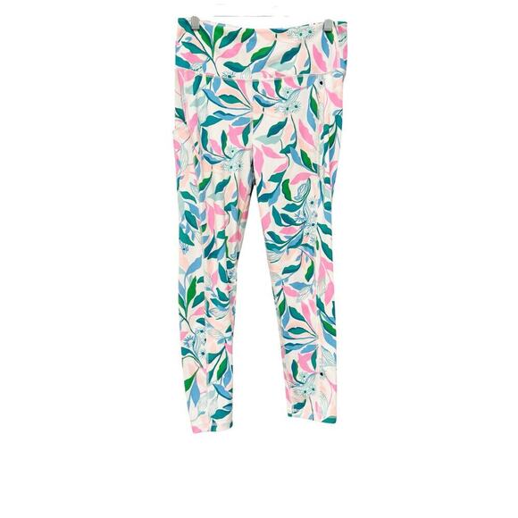 Lilly Pulitzer UPF 50+ Weekender Midi Leggings Holding Court Size L NWOT - Picture 5 of 11